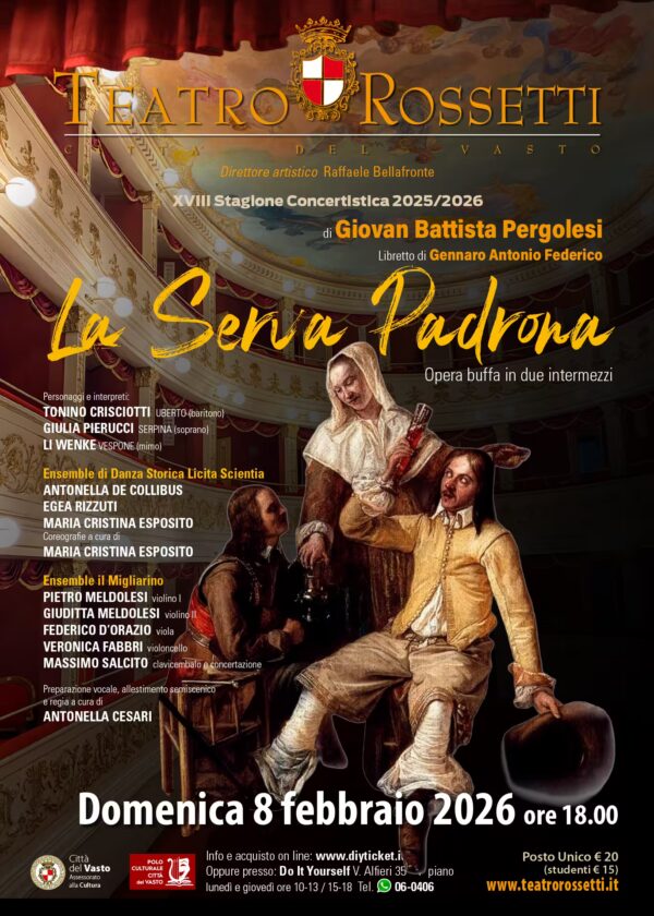 La Serva padrona 8 febbrao 2026