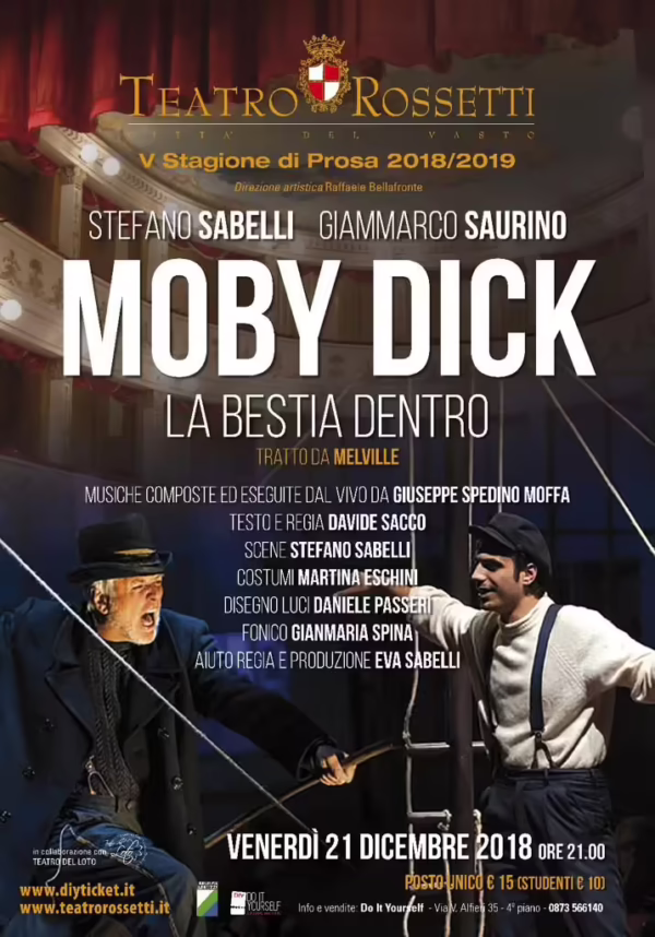 MOBY DICK LA BESTIA DENTRO