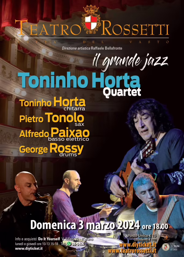 Concerto teatro rossetti JAZZ 3 marzo 2024 1